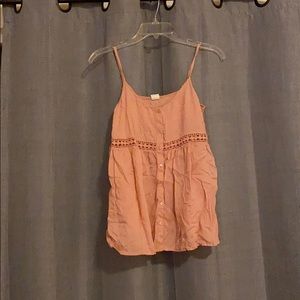Wild pearl pink tank top